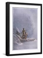 Chinook Legend of the Supernatural People Who Appeared in the Mists-James Jack-Framed Art Print