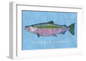 Chinook Salmon-John Golden-Framed Art Print