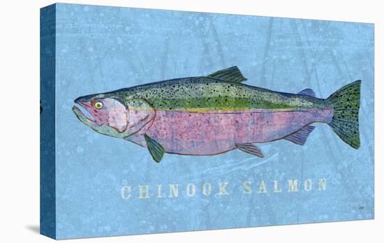 Chinook Salmon-John Golden-Stretched Canvas