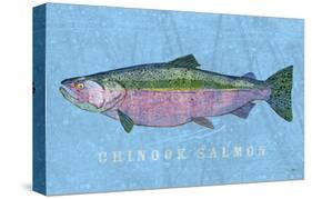 Chinook Salmon-John Golden-Stretched Canvas