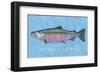 Chinook Salmon-John W^ Golden-Framed Art Print