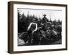 Chinook, WA - Logging Crew-Lantern Press-Framed Art Print