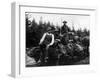 Chinook, WA - Logging Crew-Lantern Press-Framed Art Print