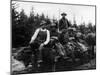 Chinook, WA - Logging Crew-Lantern Press-Mounted Art Print