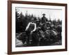 Chinook, WA - Logging Crew-Lantern Press-Framed Art Print