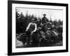 Chinook, WA - Logging Crew-Lantern Press-Framed Art Print