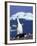 Chinstrap Penguin, Ecstatic Display, South Sandwich Is-Peter Oxford-Framed Photographic Print