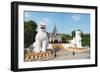 Chinthe Lion Guardians, Mandalay Hill, Myanmar (Burma), Asia-Christian Kober-Framed Photographic Print