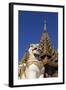 Chinthe Statue at Southern Entrance to the Shwedagon Pagoda-Stuart Black-Framed Photographic Print