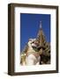 Chinthe Statue at Southern Entrance to the Shwedagon Pagoda-Stuart Black-Framed Photographic Print