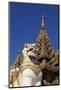 Chinthe Statue at Southern Entrance to the Shwedagon Pagoda-Stuart Black-Mounted Photographic Print