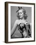 Chintz Used for an Evening Dress, a New Use for This Material-Alfred Eisenstaedt-Framed Photographic Print