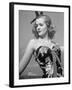 Chintz Used for an Evening Dress, a New Use for This Material-Alfred Eisenstaedt-Framed Photographic Print
