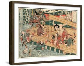 Chinzei Hachiro Tametomo-Kubo Shunman-Framed Giclee Print