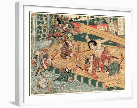 Chinzei Hachiro Tametomo-Kubo Shunman-Framed Giclee Print