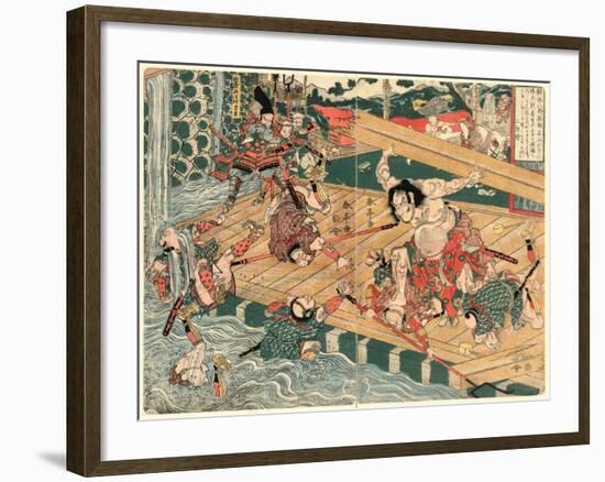 Chinzei Hachiro Tametomo-Kubo Shunman-Framed Giclee Print