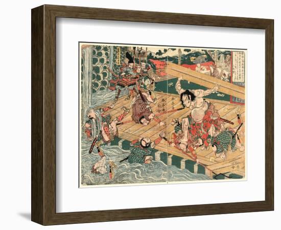 Chinzei Hachiro Tametomo-Kubo Shunman-Framed Premium Giclee Print