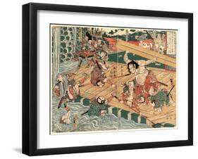 Chinzei Hachiro Tametomo-Kubo Shunman-Framed Giclee Print