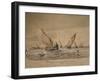 Chioggia Fishing Boats, 1882, Italy-Antonio Naccari-Framed Giclee Print