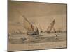 Chioggia Fishing Boats, 1882, Italy-Antonio Naccari-Mounted Giclee Print