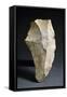 Chipped Hand Axe, Prehistoric Civilization, Paleolithic Period-null-Framed Stretched Canvas