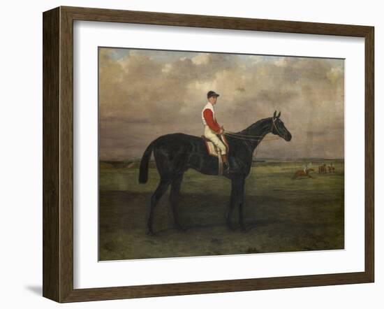 Chippendale, A Racehorse with jockey up on Newmarket Racecourse, 1874-Harry Hall-Framed Giclee Print