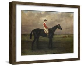 Chippendale, A Racehorse with jockey up on Newmarket Racecourse, 1874-Harry Hall-Framed Giclee Print