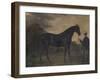 Chippendale and a Groom in Landscape by Jean Edouard Lacretelle-Jean Edouard Lacretelle-Framed Giclee Print