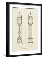 Chippendale Clock Cases I-Thomas Chippendale-Framed Art Print