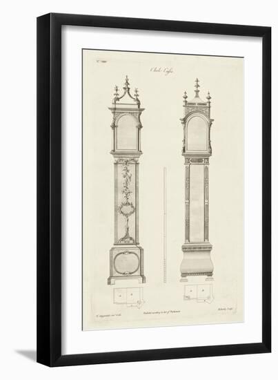 Chippendale Clock Cases I-Thomas Chippendale-Framed Art Print