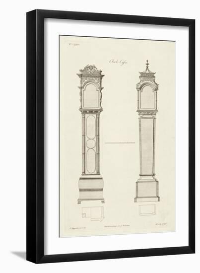 Chippendale Clock Cases II-Thomas Chippendale-Framed Art Print