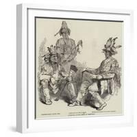 Chippewa Indian Chiefs at Montreal-null-Framed Giclee Print