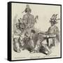 Chippewa Indian Chiefs at Montreal-null-Framed Stretched Canvas
