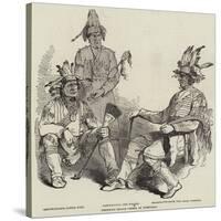 Chippewa Indian Chiefs at Montreal-null-Stretched Canvas