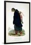 Chippeway Squaw and Child, Published by F.O.W. Greenough, 1838-John T. Bowen-Framed Giclee Print