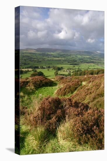 Chipping Vale from Longridge Fell, Lancashire-Peter Thompson-Stretched Canvas