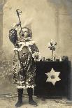 Vintage Photo of Child Sword Swallower-chippix-Framed Stretched Canvas