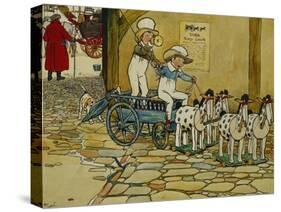 Chips Off The Old Block; The York Stage Coach-Cecil Aldin-Stretched Canvas