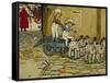 Chips Off The Old Block; The York Stage Coach-Cecil Aldin-Framed Stretched Canvas