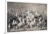 Chir Singh, Maharajah of the Sikhs and King of the Punjab with His Retinue Hunting Near Lahore-A. Soltykoff-Framed Giclee Print