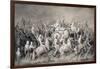 Chir Singh, Maharajah of the Sikhs and King of the Punjab with His Retinue Hunting Near Lahore-A. Soltykoff-Framed Giclee Print