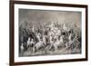 Chir Singh, Maharajah of the Sikhs and King of the Punjab with His Retinue Hunting Near Lahore-A. Soltykoff-Framed Giclee Print