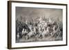 Chir Singh, Maharajah of the Sikhs and King of the Punjab with His Retinue Hunting Near Lahore-A. Soltykoff-Framed Giclee Print