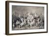 Chir Singh, Maharajah of the Sikhs and King of the Punjab with His Retinue Hunting Near Lahore-A. Soltykoff-Framed Giclee Print