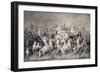 Chir Singh, Maharajah of the Sikhs and King of the Punjab with His Retinue Hunting Near Lahore-A. Soltykoff-Framed Giclee Print