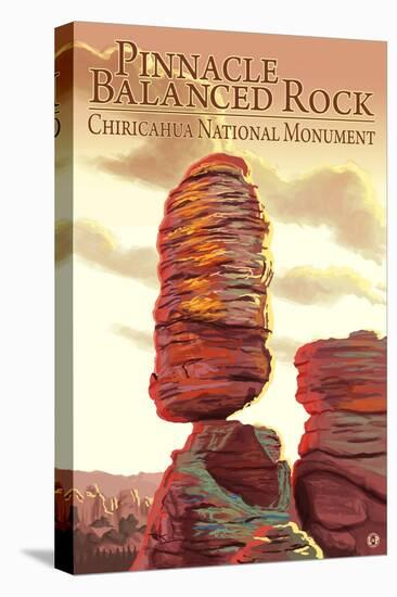 Chiricahua National Monument - Pinnacle Balanced Rock-Lantern Press-Stretched Canvas