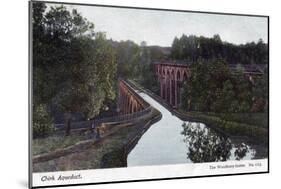Chirk Aqueduct, Chirk, Wrexham, Wales, 1905-Walter Bentley Woodbury-Mounted Giclee Print