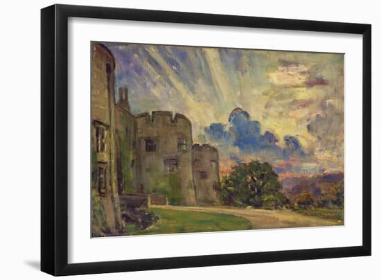 Chirk Castle (Oil on Canvas)-Philip Wilson Steer-Framed Giclee Print