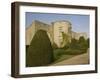 Chirk Castle, With Topiary, Wrexham, on the Border Between England and Wales, Wales, Uk-Rolf Richardson-Framed Photographic Print