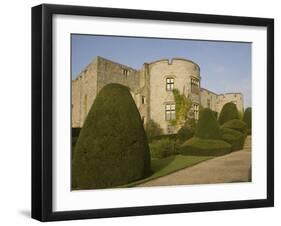 Chirk Castle, With Topiary, Wrexham, on the Border Between England and Wales, Wales, Uk-Rolf Richardson-Framed Photographic Print